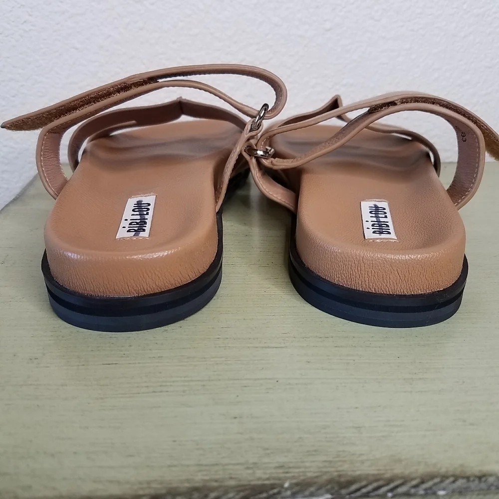 ANTHROPOLOGIE Bibi Lou Cutout Slide Sandals